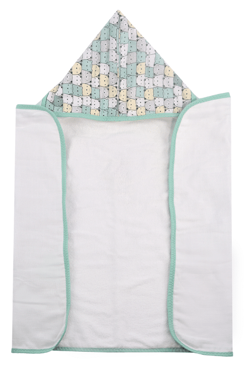 Kit Banho Bebê Patchwork