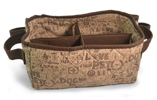 Cesto Patchwork com Divisórias