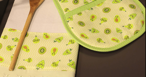 Kit Cozinha Patchwork Frutinhas