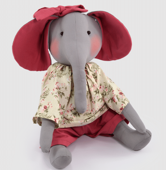 Elefante de Patchwork: Com Gráfico