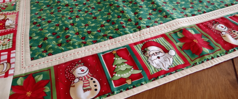 Toalha de Natal Patchwork Quadrada