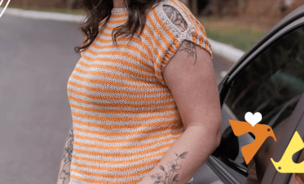 Blusa em tricô em listras: A Tendência do Momento! Veja como fazer