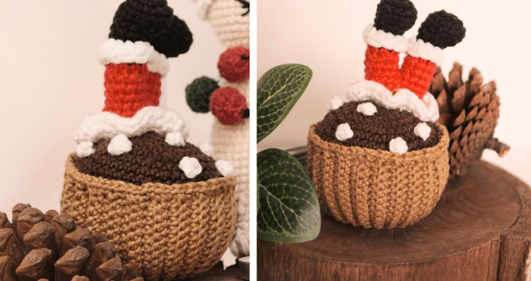 Amigurumi Cupcake Papai Noel