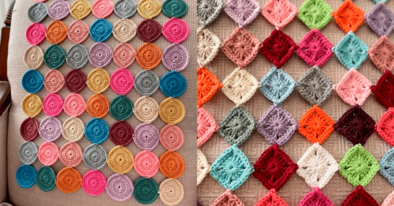 Fazendo Arte com Mini Motivos em Crochê - Fotos Passo a Passo