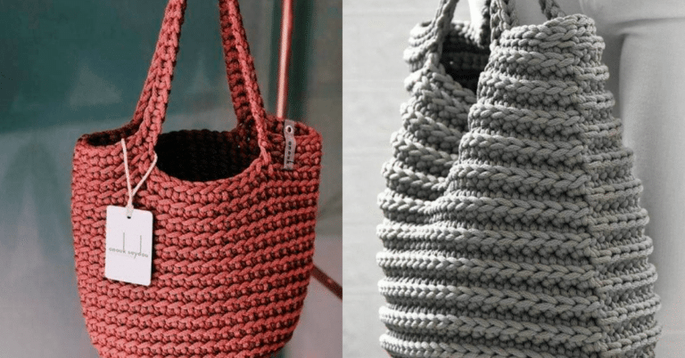 Bolsas de Crochê Modelos Simples para se Inspirar
