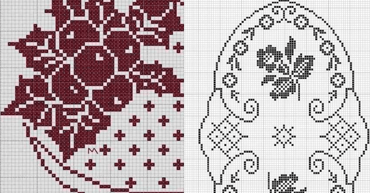 Gráficos de Crochê Filé – Faça Caminhos de Mesa Encantadores