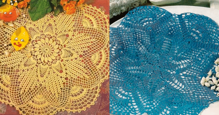 Centros de Mesa em Crochê Delicados com Gráficos p Baixar