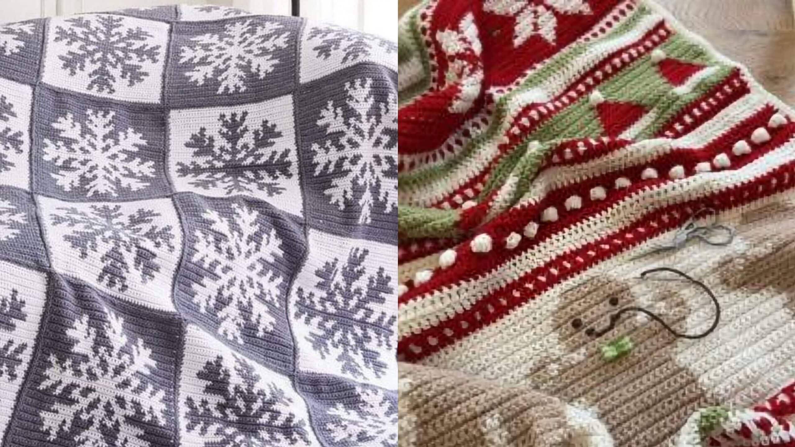 Mantas e Almofadas de Crochê em Ponto Tapestry