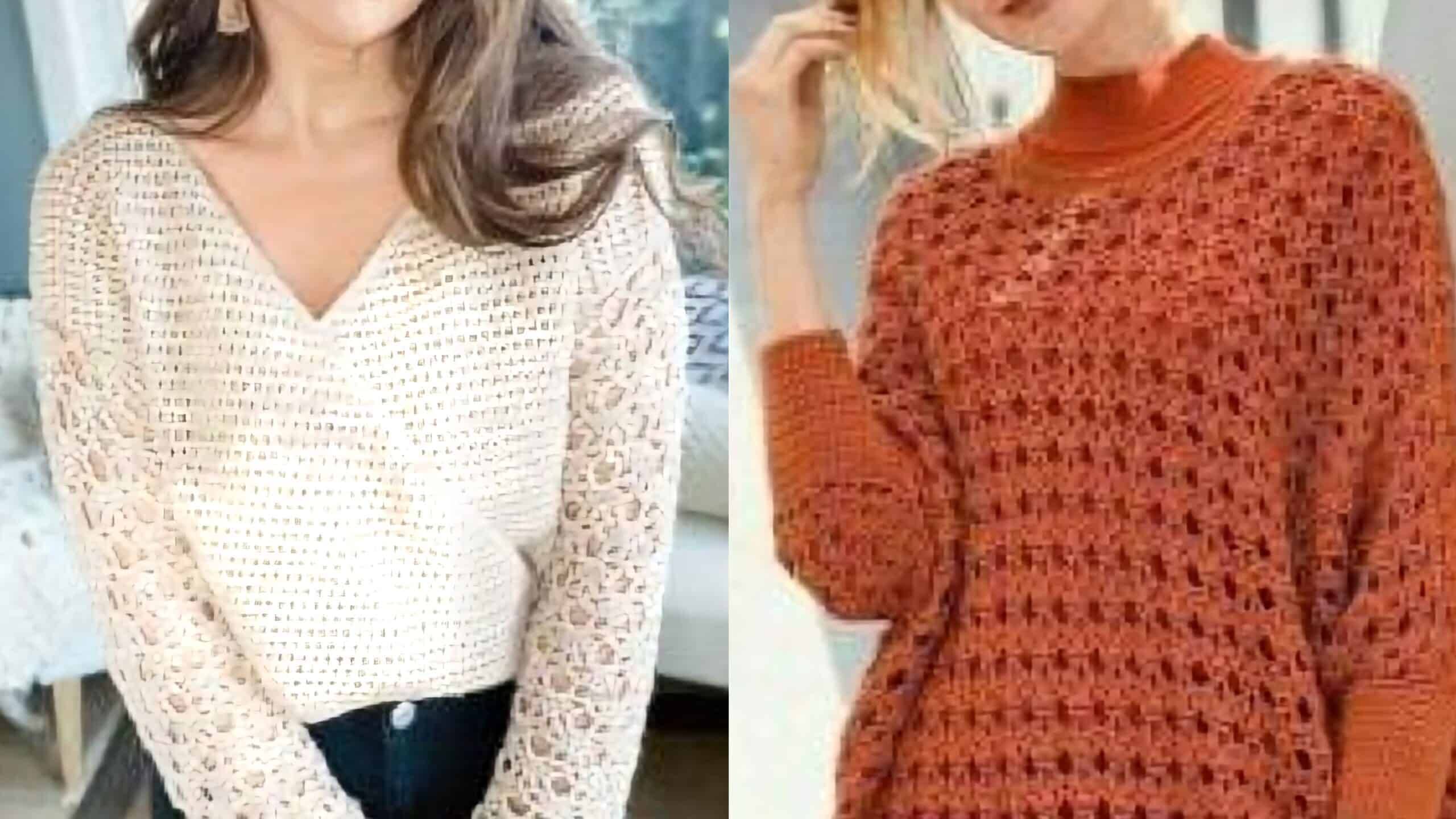 Estilo Feito à Mão: Blusas de Crochê Encantadoras