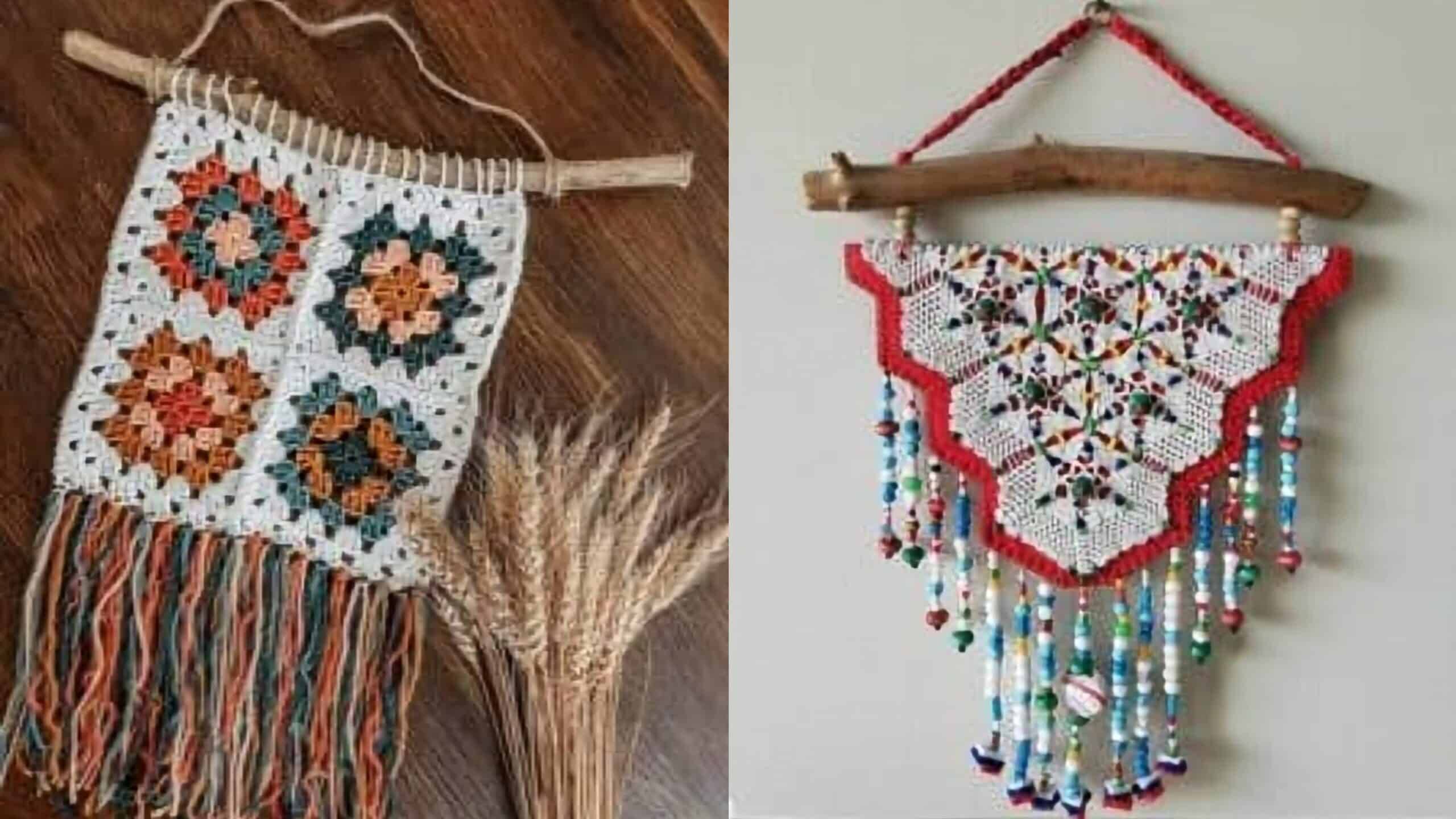 Elegância Artesanal: Como Criar Painéis de Crochê Decorativos