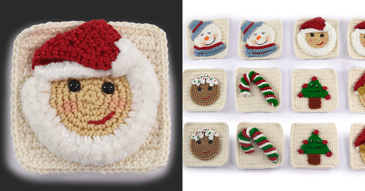 Amigurumi Brinquedo de Natal: Jogo da Memória Natalino