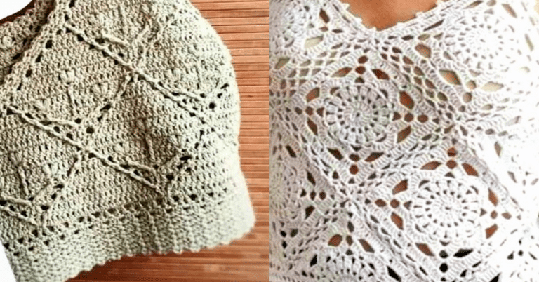 Diy: Squares de Crochê para Criar Peças Incríveis