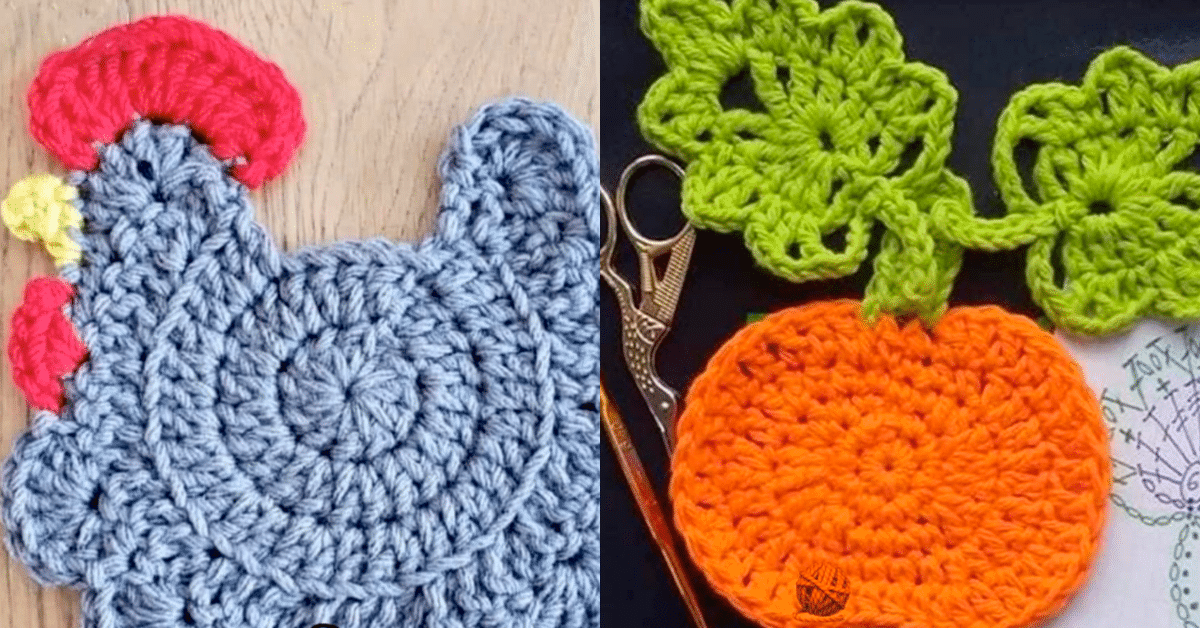 15 Porta Copos em Crochê Criativos e Especiais – Coaster