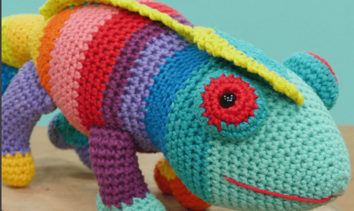 Amigurumi Camaleão: Seu melhor amigo de todas as horas!