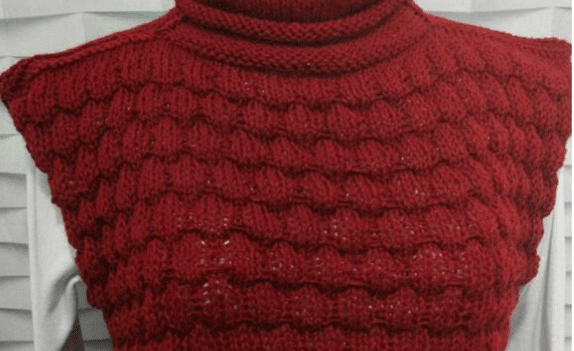 Colete de tricô vermelho: Uma Arte Perfeita para fazer!