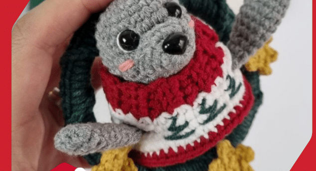 Amigurumi Foquinha Natalina