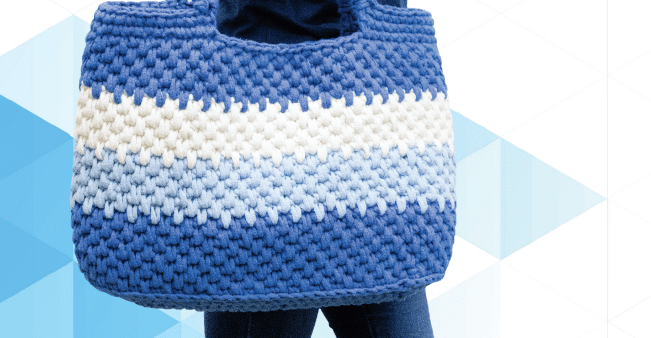 Bolsa de Crochê Ponto Arroz: Fácil de Fazer
