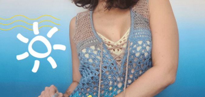 Saída de Praia em Crochê: Um Charme de Peça