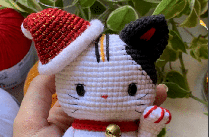 Amigurumi Gatinho Boas Festas