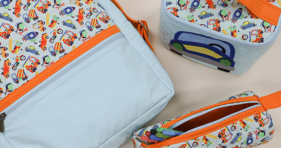 A Estrada da Educação: Kit Escolar Carrinhos em Patchwork – Com Moldes