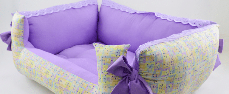 Conforto e Estilo: Cama Pet em Patchwork para seu Amigo de Quatro Patas