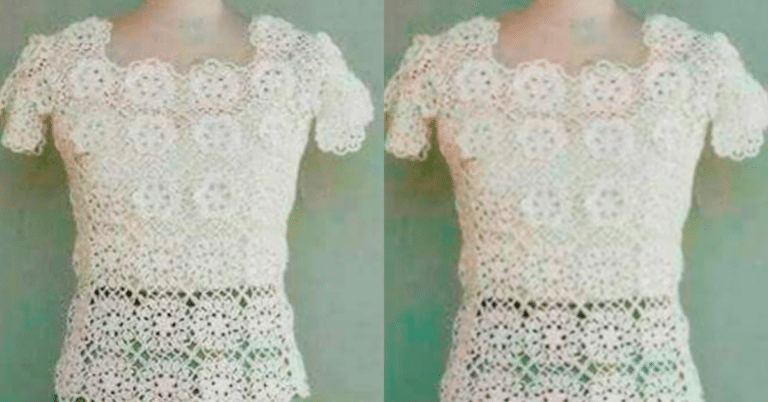 Revista com Gráficos de Blusas de Crochê Feminina para o Verão 2024