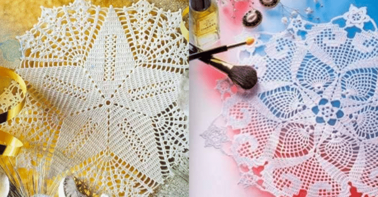 Centros de Mesa de Crochê Lindíssimos para Sua Casa - Gráficos Detalhados