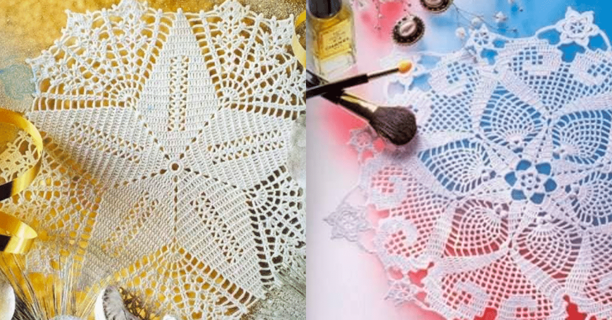 Centros de Mesa de Crochê Lindíssimos para Sua Casa – Gráficos Detalhados