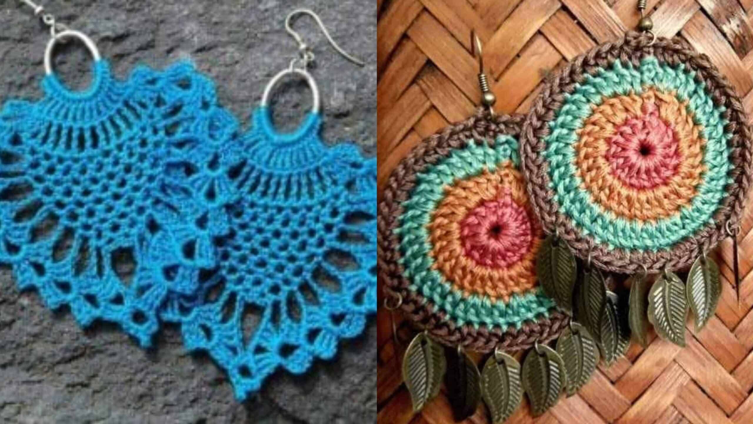 Estilo Feito à Mão: Brincos de Crochê que Você Vai Amar!