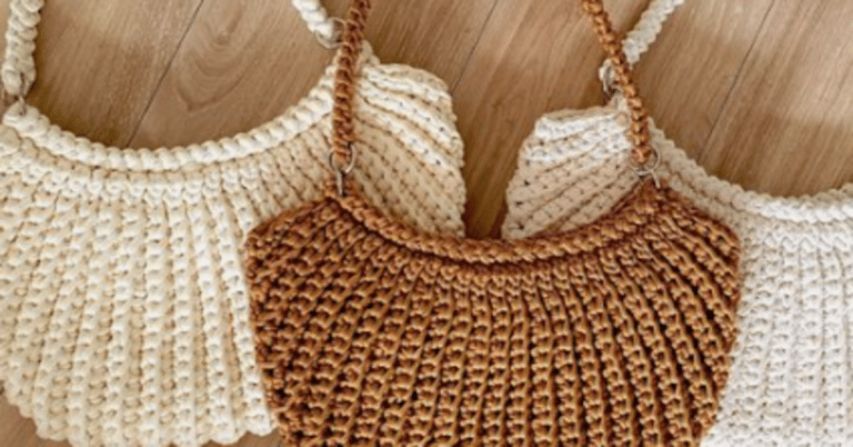 Bolsas de Crochê são a Tendência Sustentável da Moda