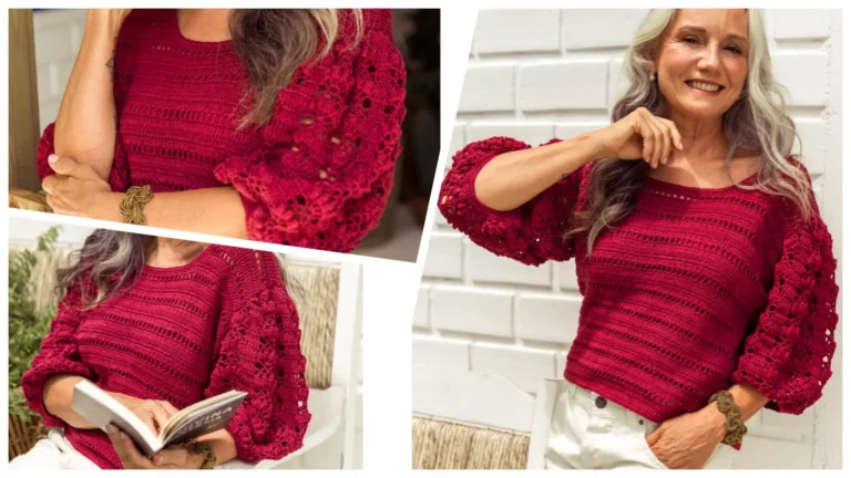 Blusas de crochê feminina: 25 Gráficos dos pontos