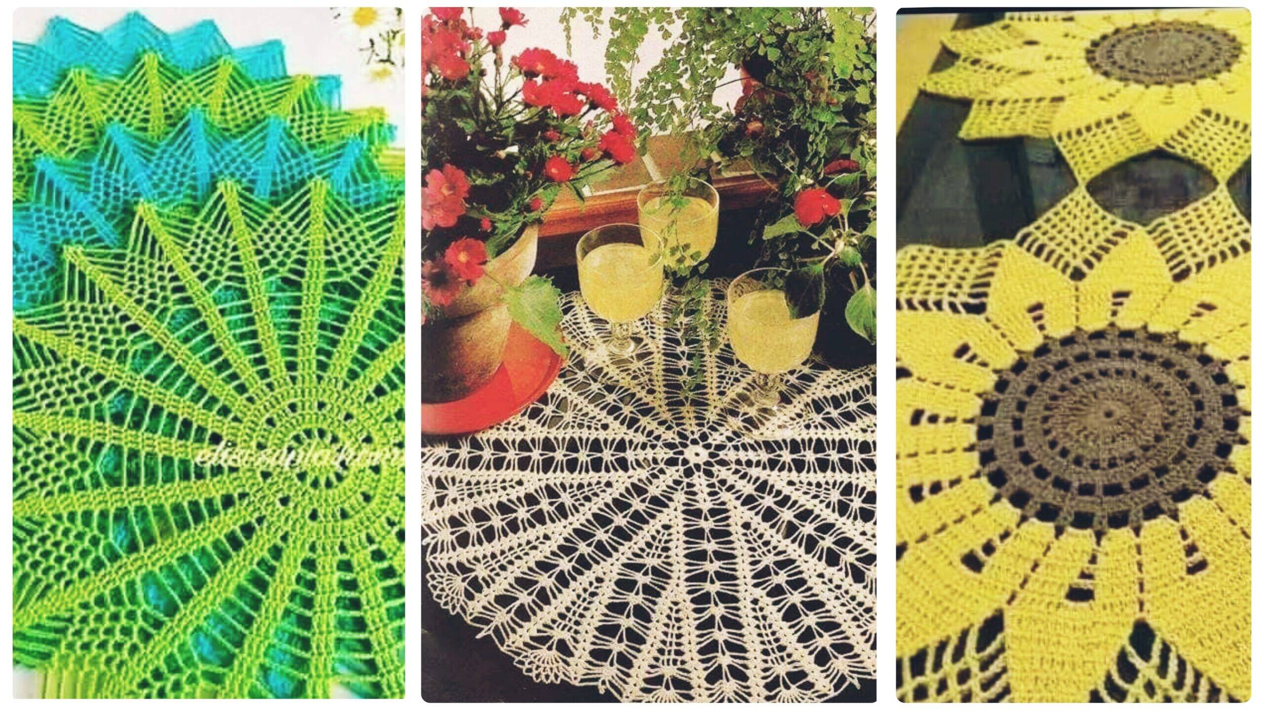 Transformando sua Casa e Lucrando: Várias Inspirações em Crochê para Centros de Mesa!
