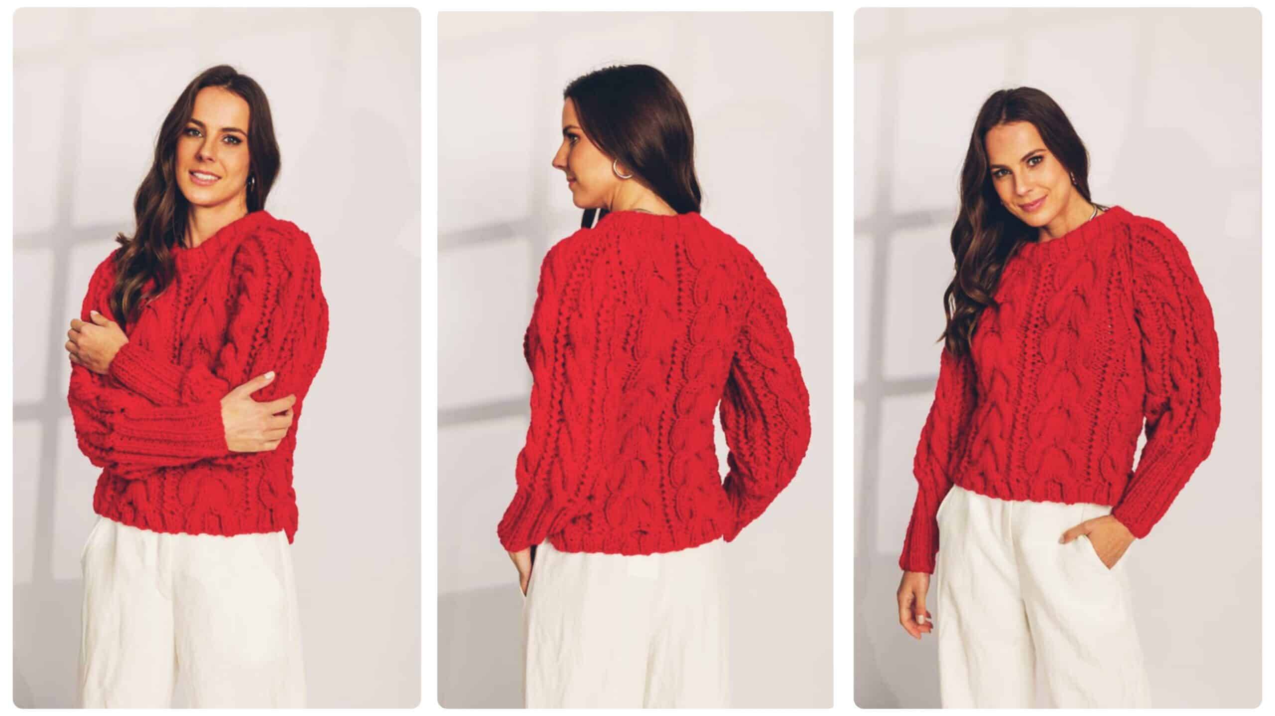 O Charme Atemporal da Blusa Vermelha de Tricô: Elegância e Versatilidade na Moda Atual!