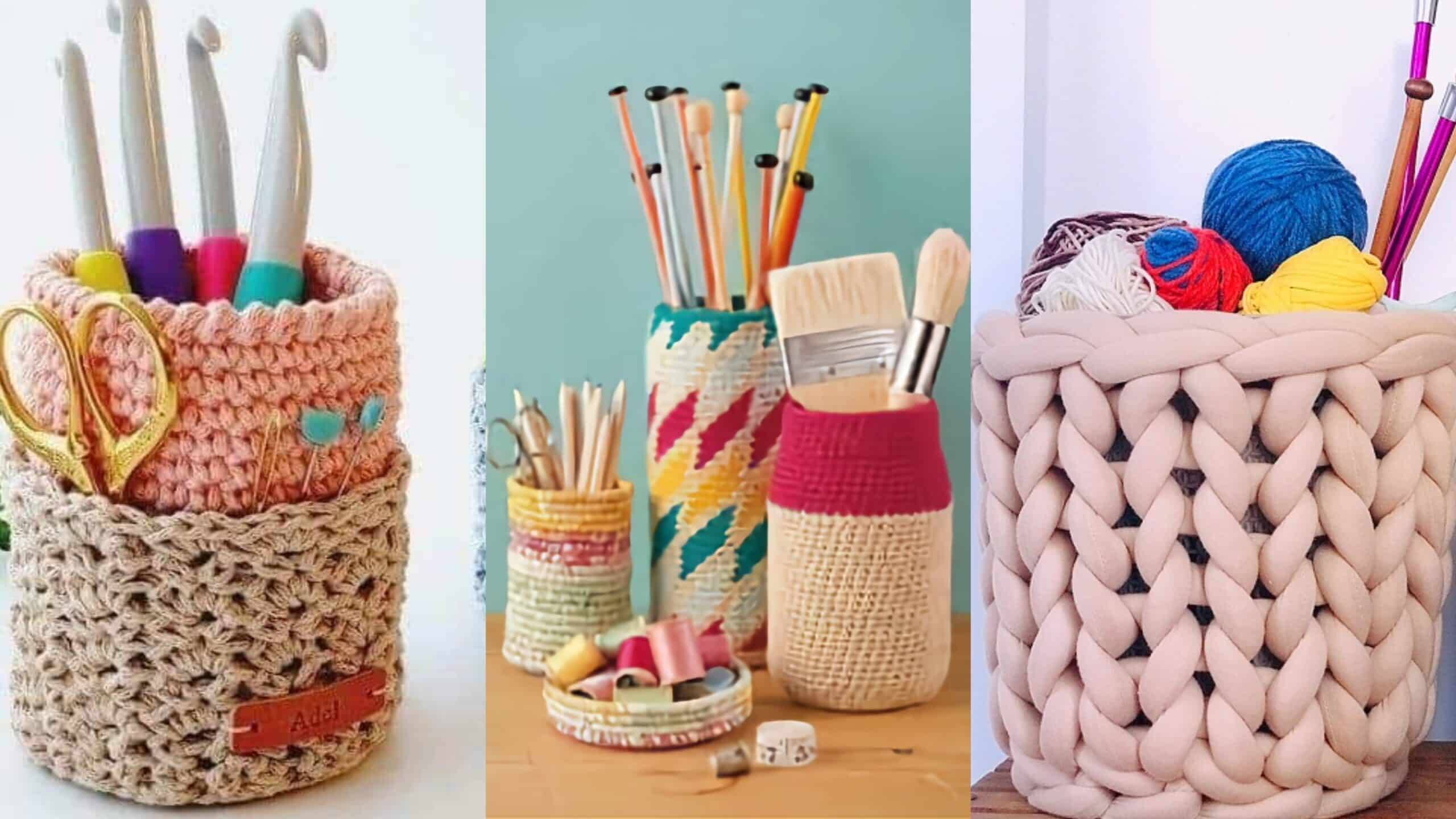 Organizadores de Crochê: Unindo Funcionalidade e Estilo Artesanal