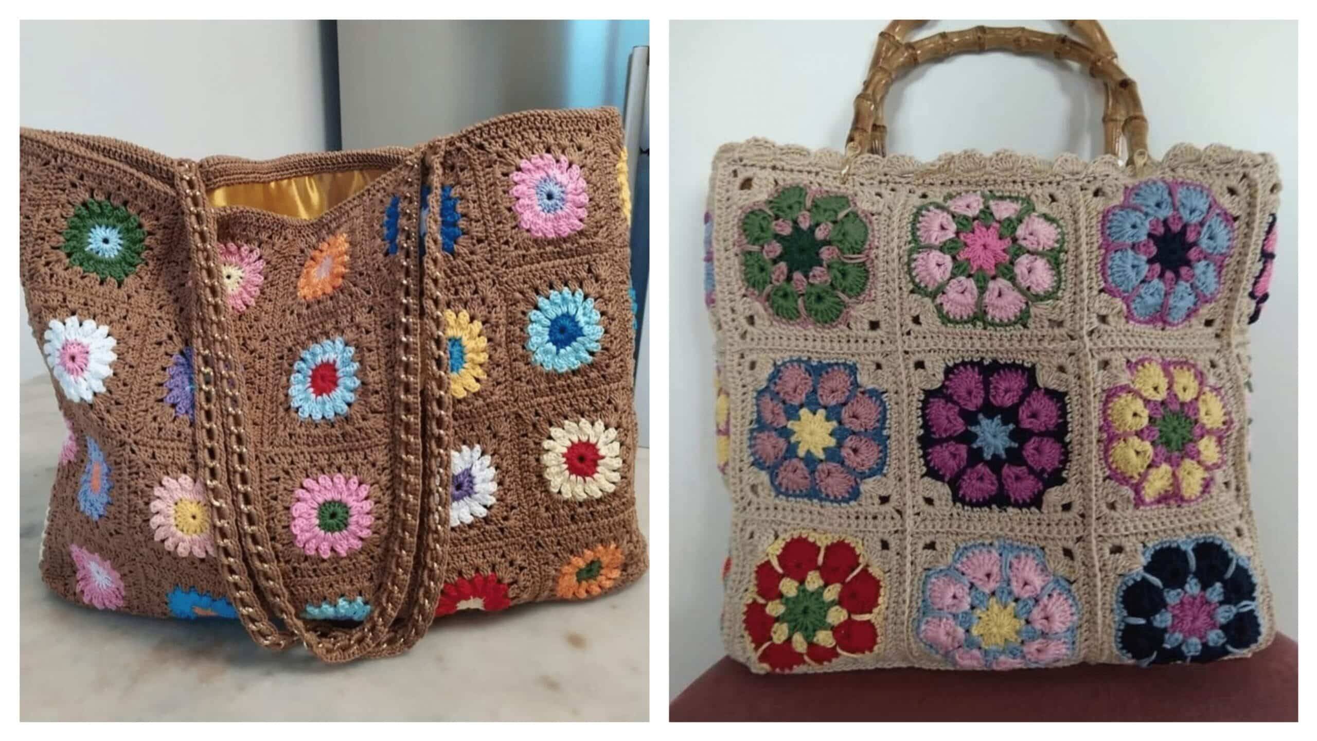 Descubra o Fascínio das Bolsas de Crochê com Squares e se encante com sua versatilidade
