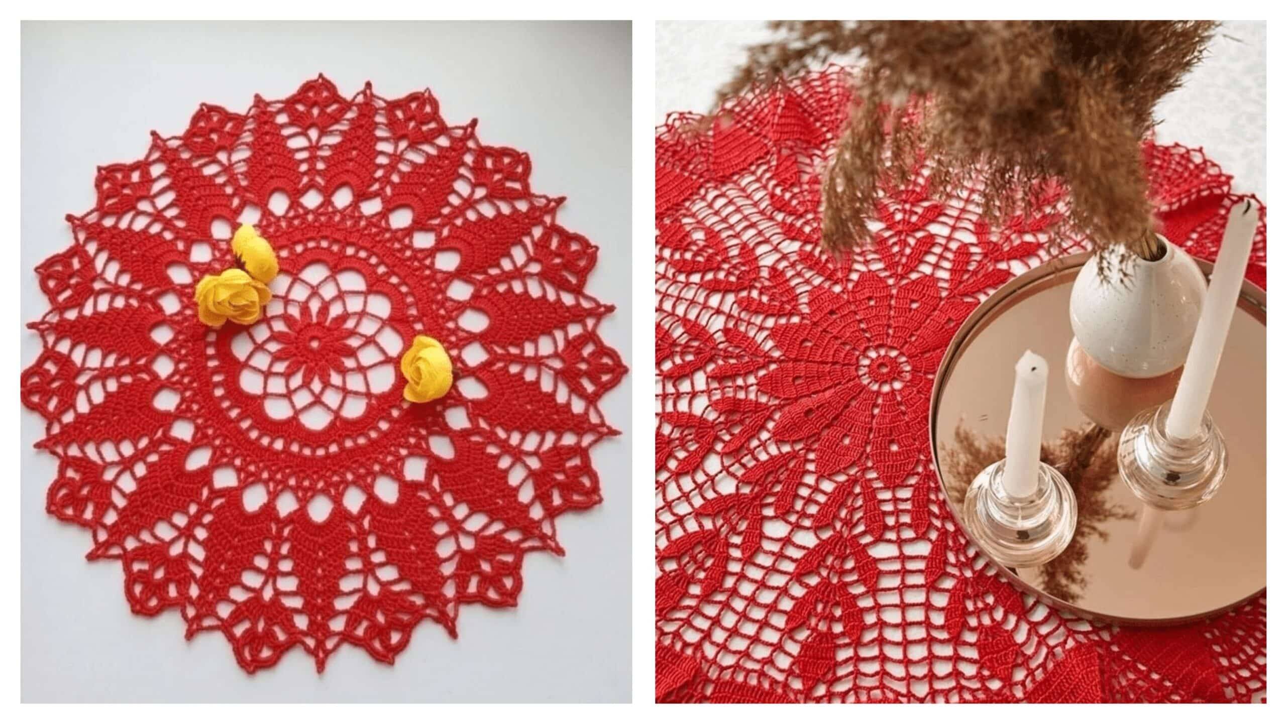 Descubra a Beleza e Versatilidade das Toalhas de Crochê Vermelhas
