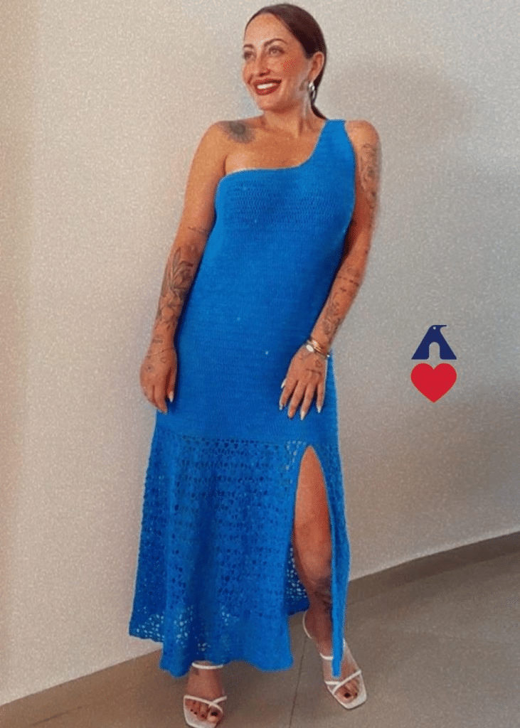 Descubra como criar o elegante Vestido Nádia com o fio Bella Fashion!