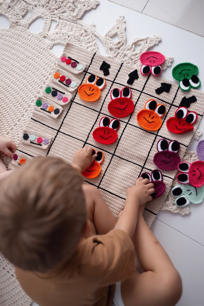 Diy Diversão : Jogo do Sapo de Amigurumi Crochê para Crianças!
