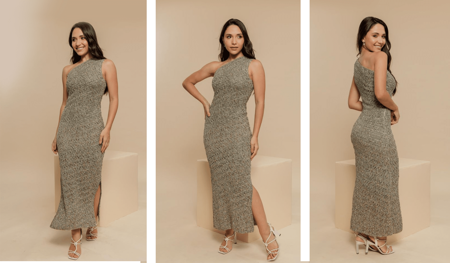 Moda 2024: Gráfico para confecção desse lindo vestido de crochê
