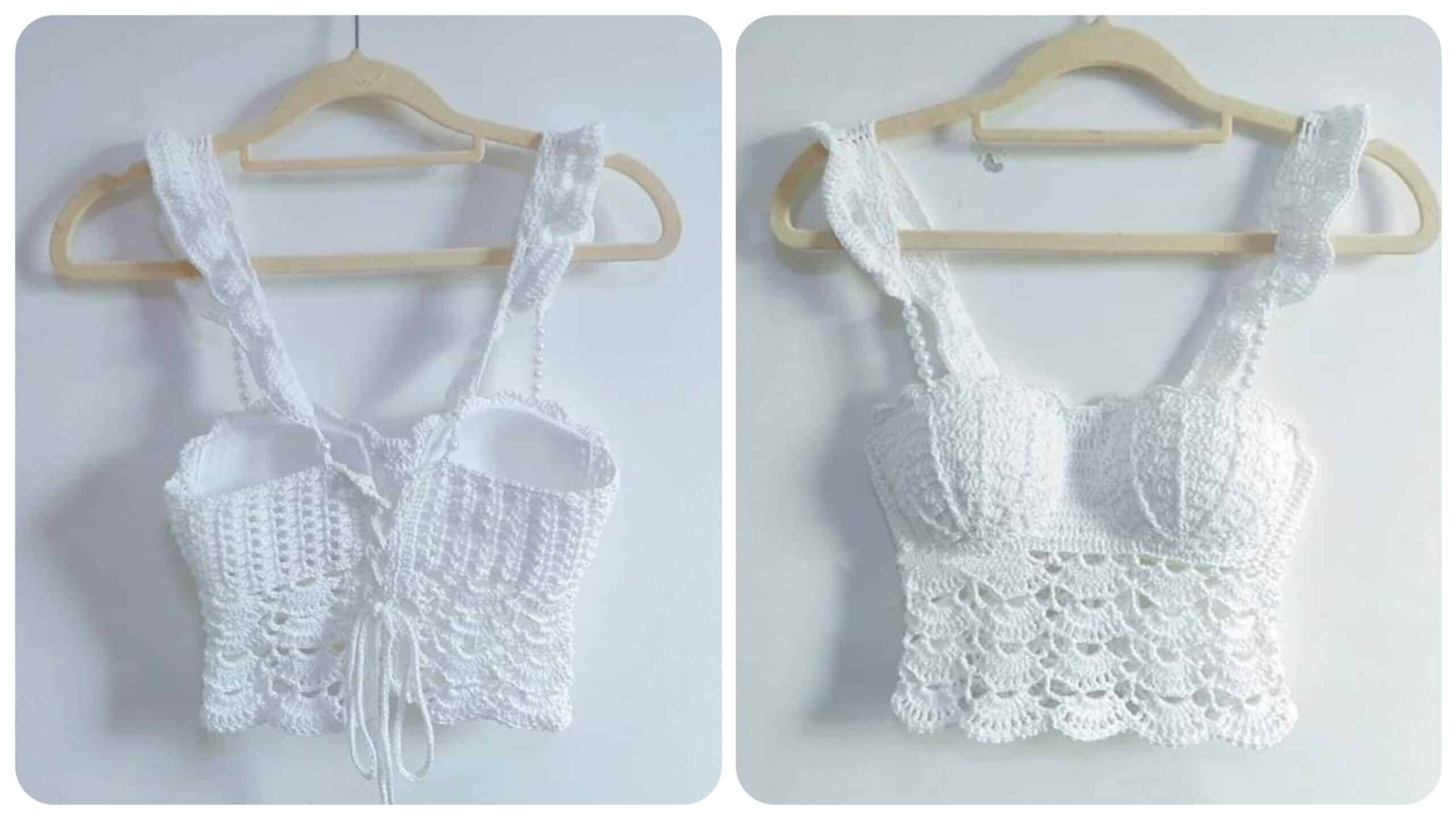 Top Cropped de Alcinha em Crochê: Charme e Versatilidade