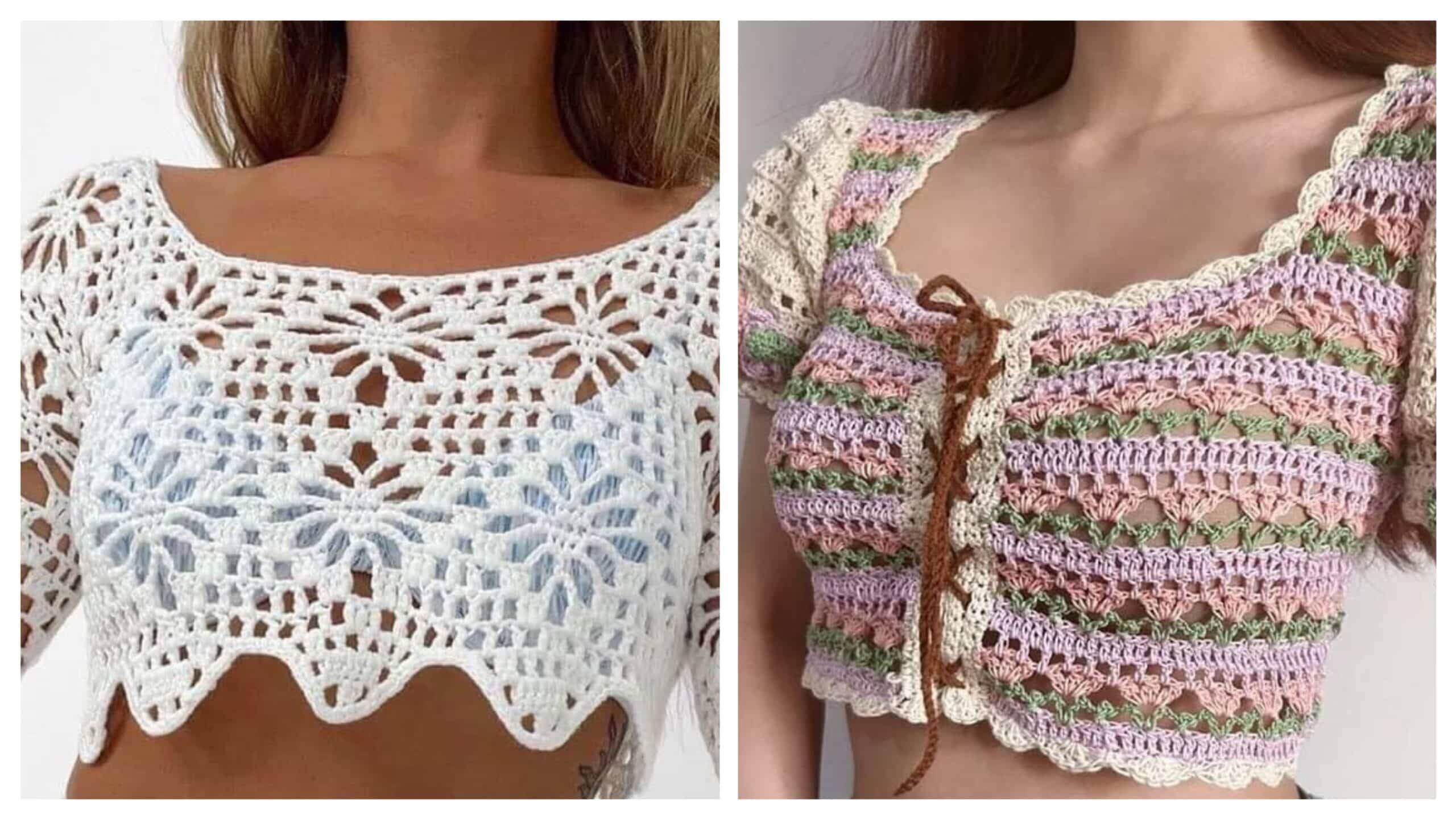 Blusinhas de Crochê com Gráficos: Charme e Estilo para seu Guarda-Roupa