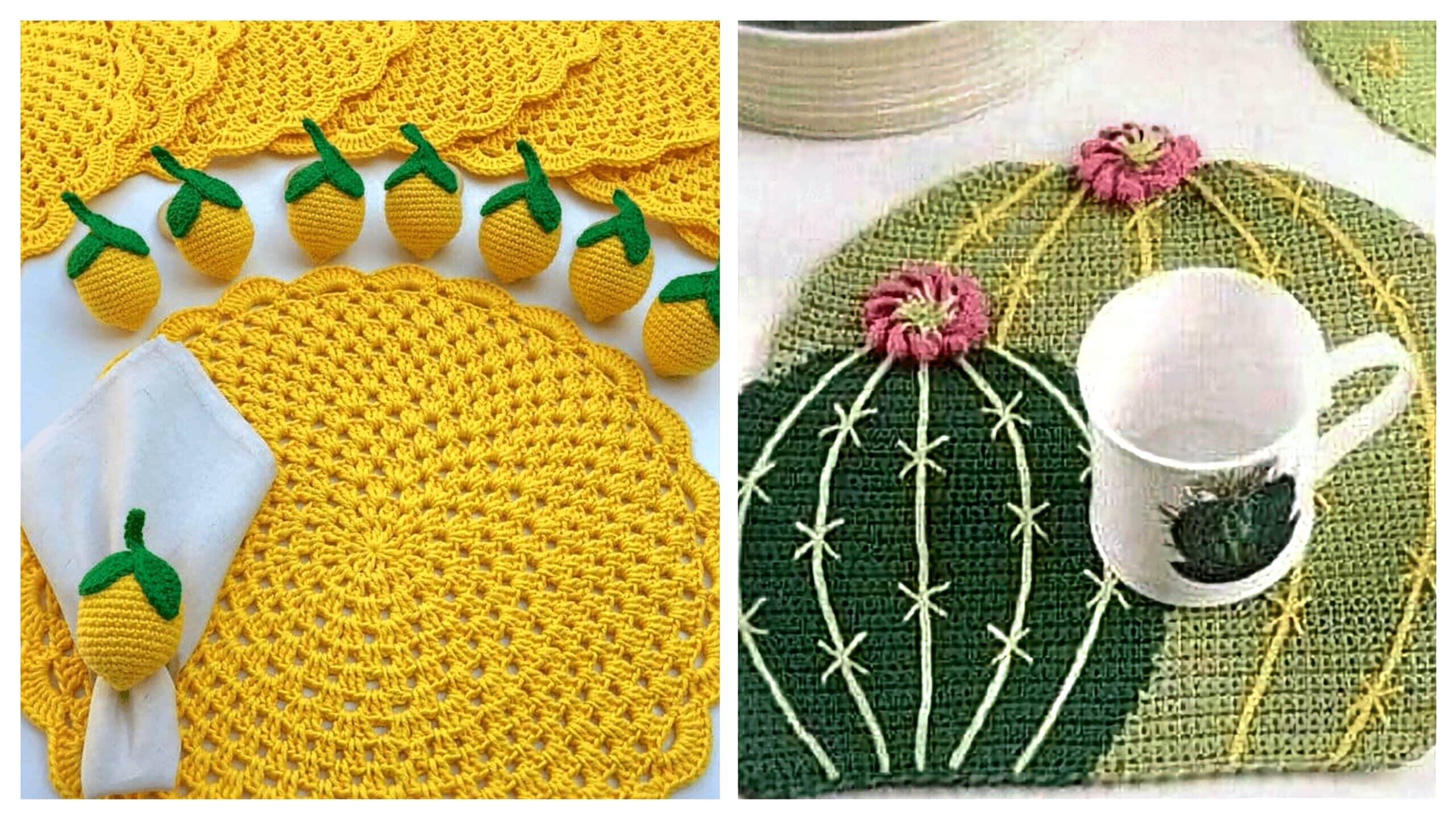 20 Sousplats de Crochê: Elegância e Charme para Sua Mesa Posta