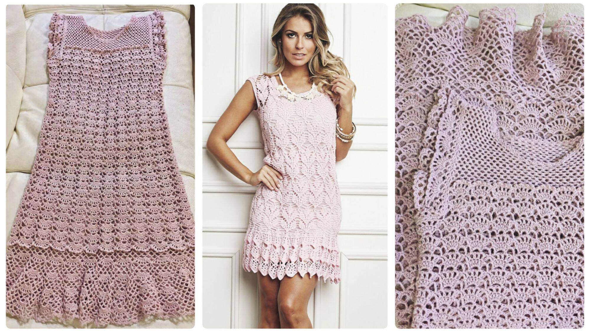Deslumbre-se com Vestidos em Crochê: Modelos Incríveis com Gráficos para Copiar