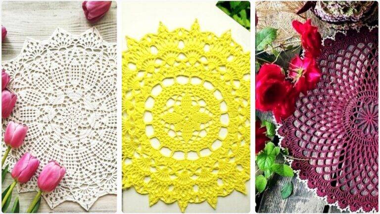 toalhas de croche