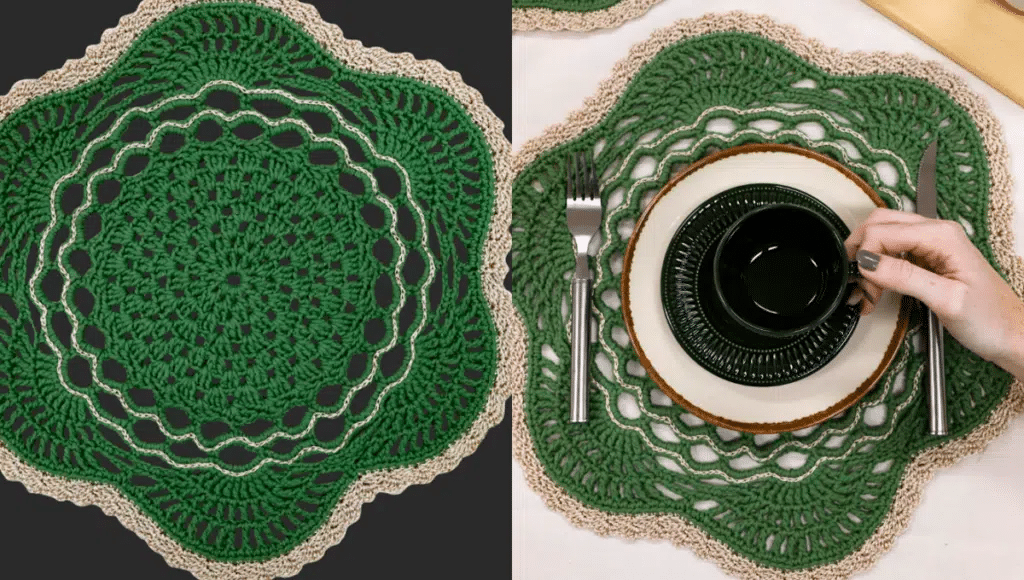Desbrave os Gráficos para Sousplat de Crochê e Arrase na Decoração!