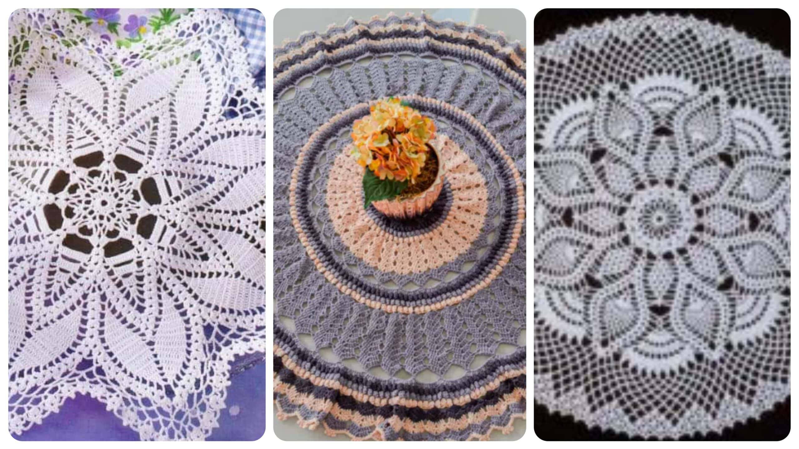 Estilo e Sofisticação: Centros de Mesa em Crochê para Encantar
