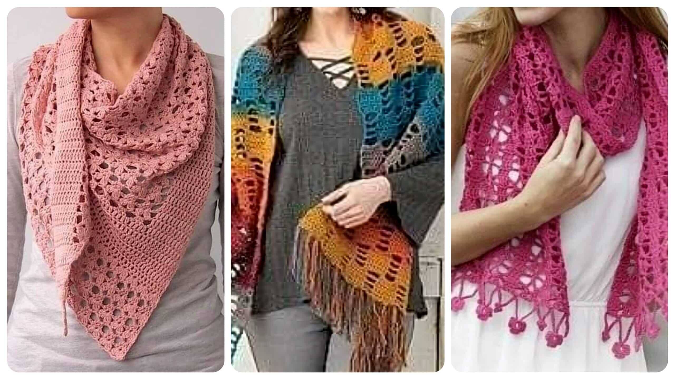 Elegância em Movimento: Lenços e Xales de Crochê como Acessórios Versáteis e Sofisticados