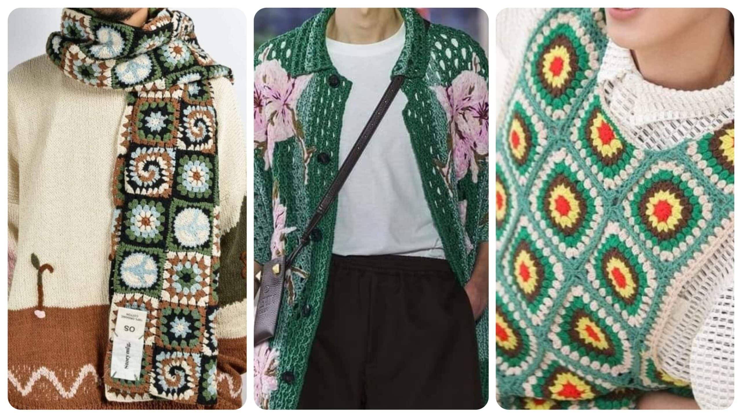 Descobrindo a Beleza e a Versatilidade do Tricô e do Crochê na Moda Masculina