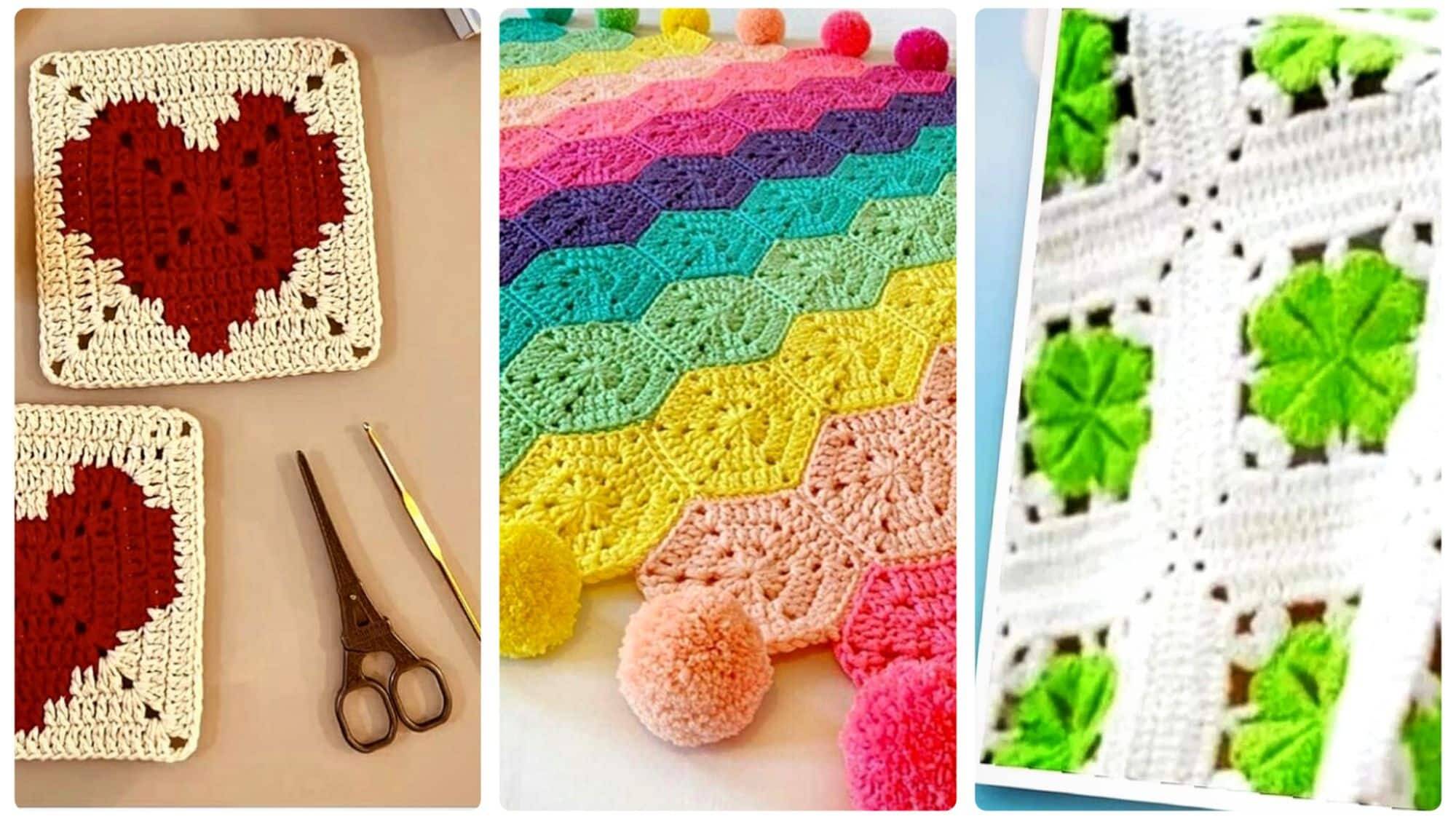 15 Mantas de Crochê Lindíssimas com Gráficos e Tutoriais – A Última Vai te Surpreender!
