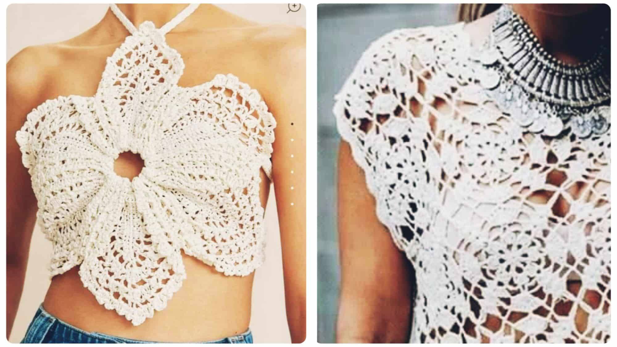 27 Croppeds de Crochê: Tendências e Gráficos Exclusivos